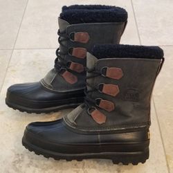Sorel Alpine Snow Boots Womens Sz 10, Forest Green