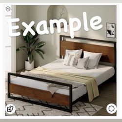 Full size Bed Frame Only
