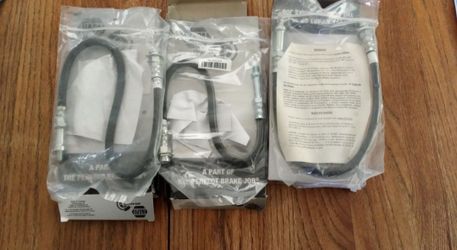 68-72 Ford F 250  12 "Inch Drum Brake Hoses New 