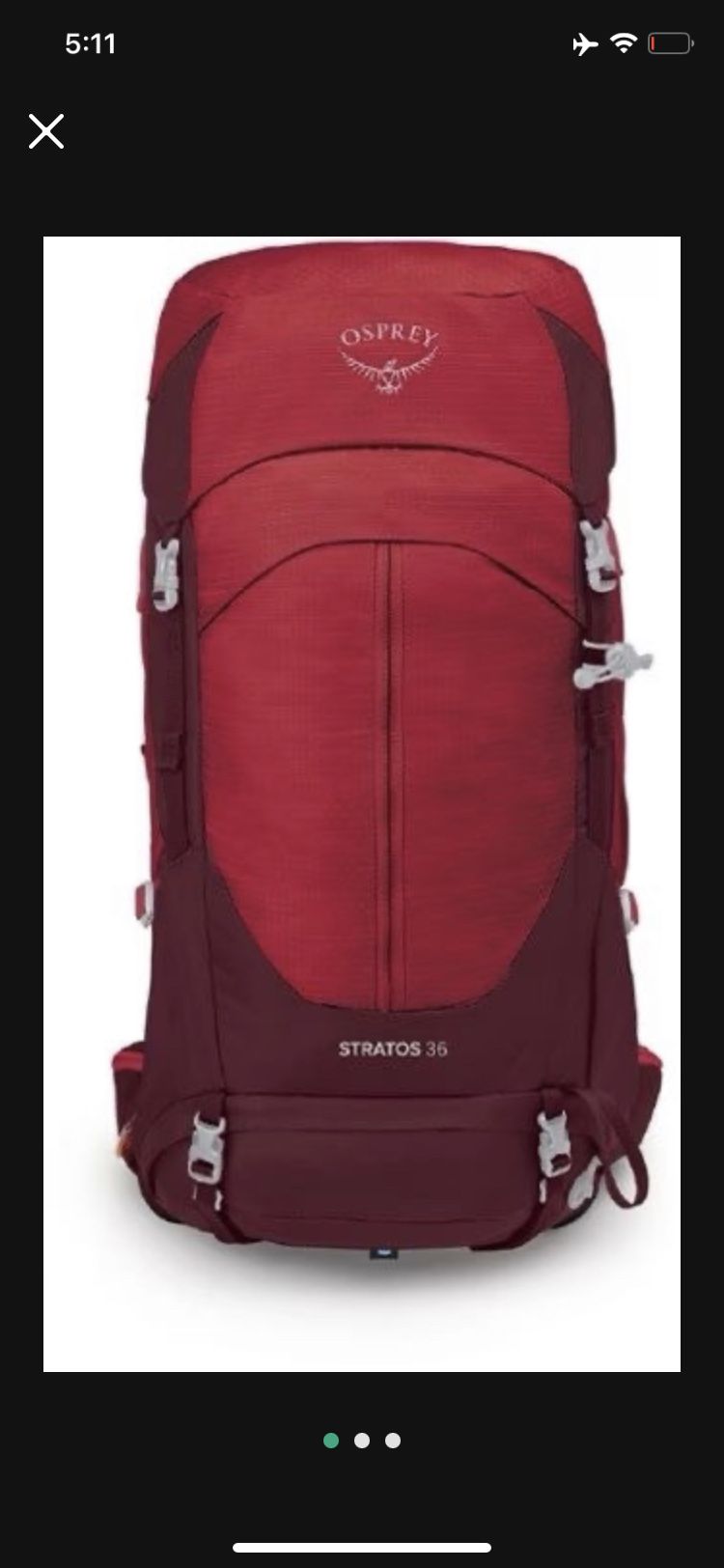 Osprey Stratos Backpack 36 - Like New 
