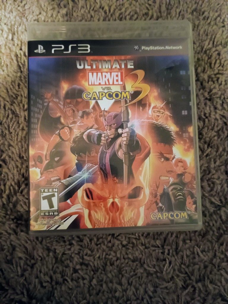 Ultimate Marvel Vs Capcom 3 PS3 Complete Great Condition