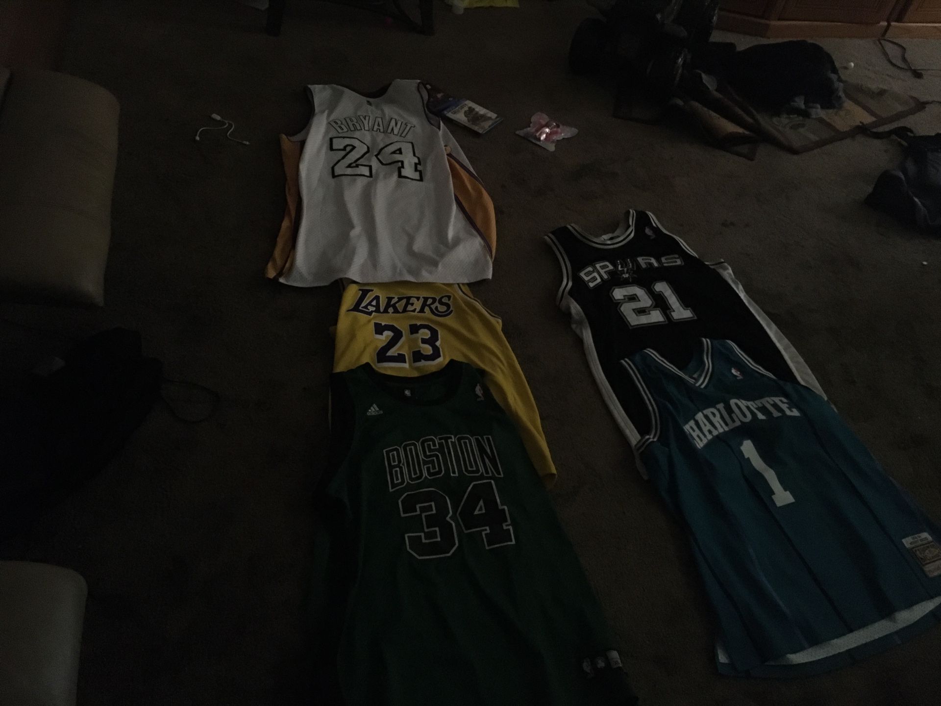 NBA jersey’s an one nfl patriots jersey 30 each
