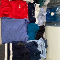 Men 13 T-shirt’s And Button Shirts  Mixed 