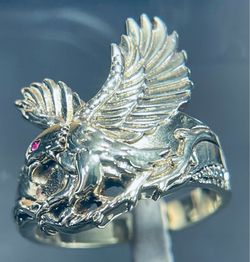 Gold Eagle Ring