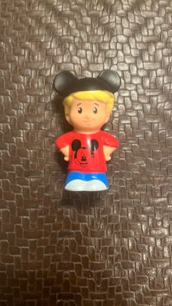 Fisher Price Little People Eddie Mickey Mouse Ears Disney Red Shirt