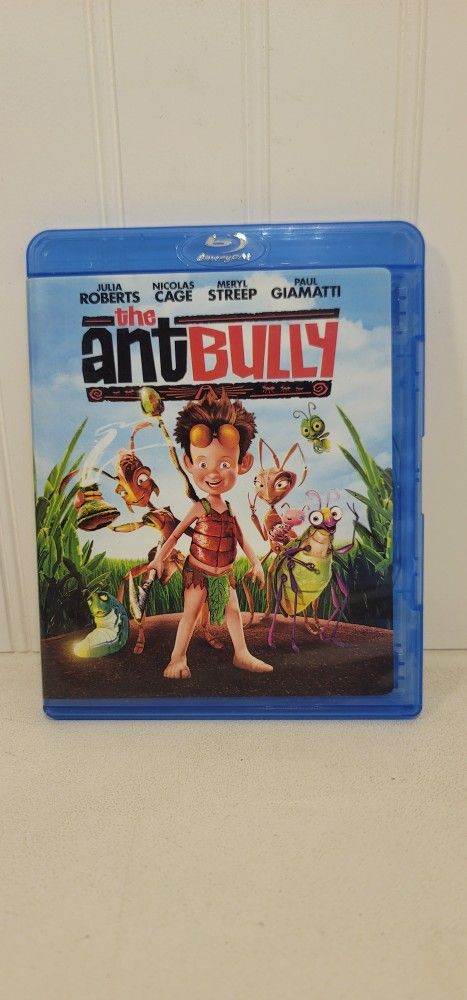 $5  BLU RAY MOVIE. ANT BULLY. BLU RAY / DVD ONLY. NO DIGITAL. $5 OR TRADE FOR A MOVIE TITLE I DO NOT ALREADY OWN.