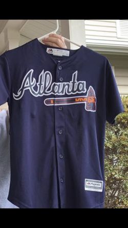 Atlanta Braves baseball jersey size 10-12 youth never worn