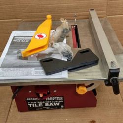 YES, It's Available Chicago 7" Wet Tile Saw