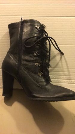 Victoria secrets ankle boots size 8 1/2 b 3 1/2 inch heels