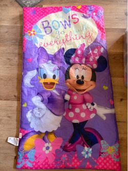 Minnie Mouse sleeping bag