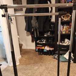 2 Disassembling Clothing Racks