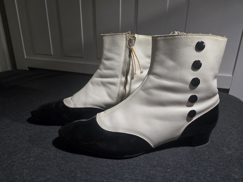 Anquite Leather Women Dress Boots 9.5?