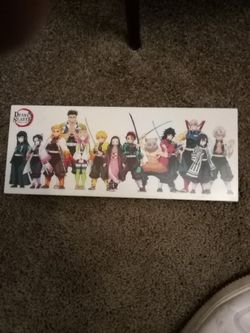 Demon Slayer Character Group Wall"rechargeable  night light" Art Panel