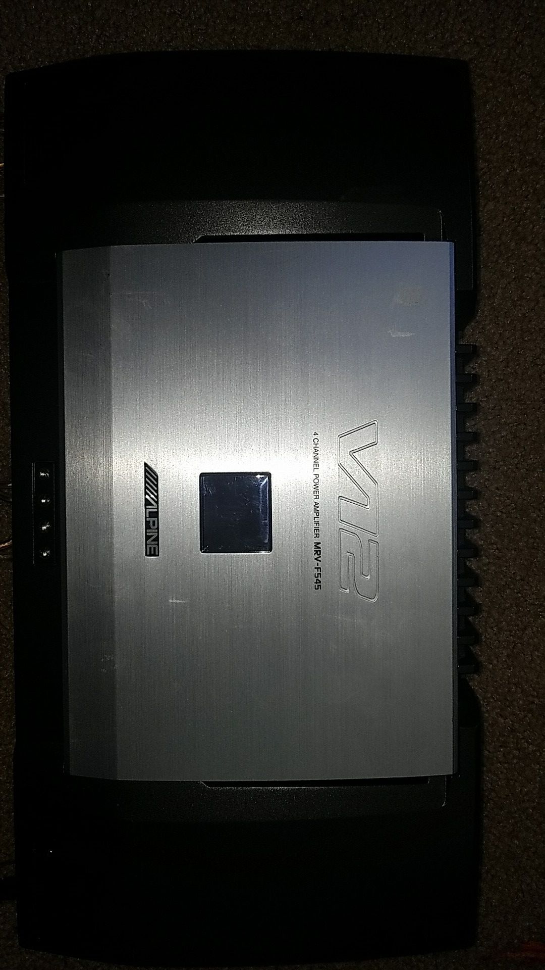 4 channel amp ALPINE MRV-F545. 4 canales amplificador ALPINE