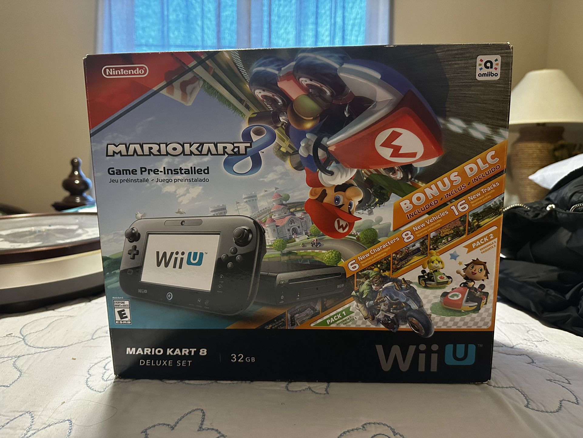 wii u with a couple games 