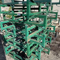 Wine Barrel Racks - Green 