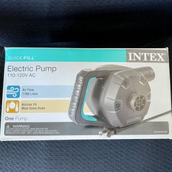 🌀 Intex Quick-Fill Electric Air Pump – 110V AC, 3 Nozzles