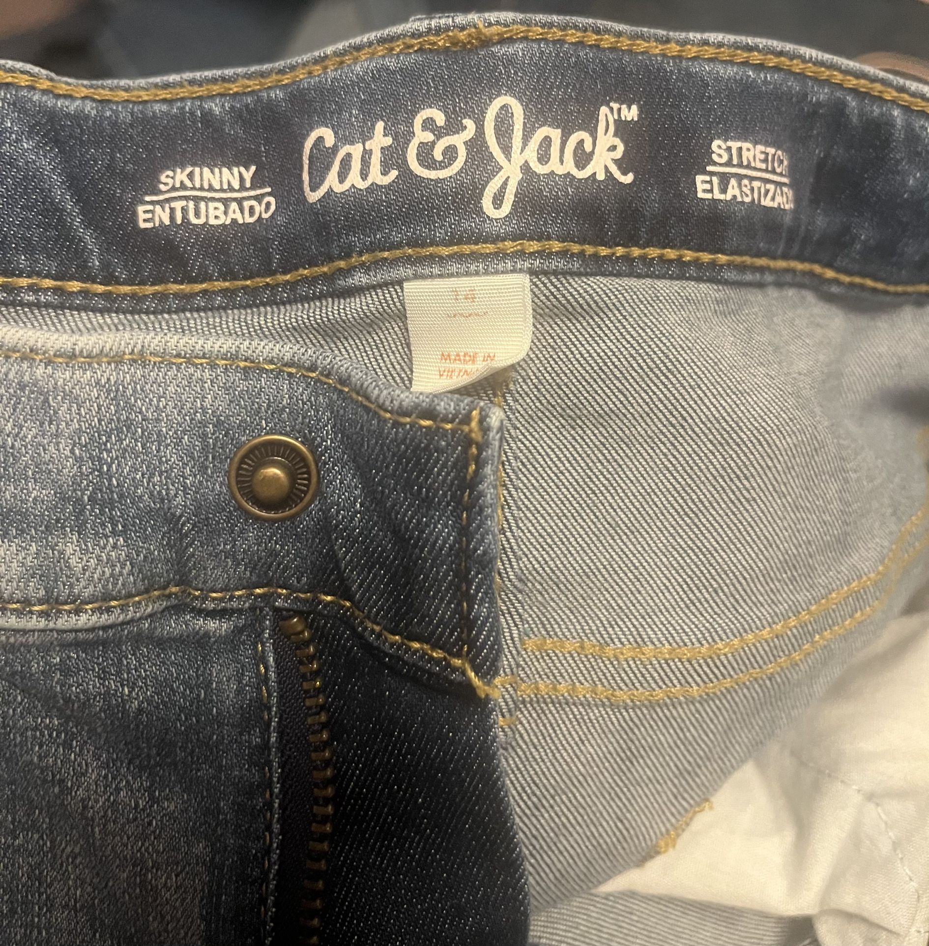 2 Pairs Of Junior Cat & Jack Jeans
