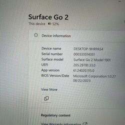 Microsoft Surface Go 2