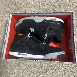 Jordan 4 Black Canvas Size 7y