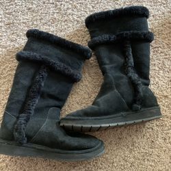 Michael Kors Suede Boots- worn lightly- size 8