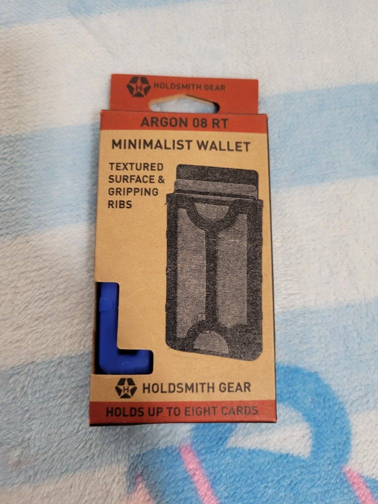 Minimalist Wallet Blue Matte Holdsmith Gear