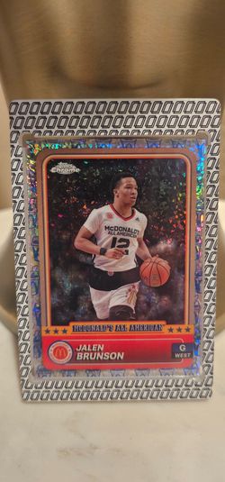 Jalen Brunson Topps Chrome McDonald's