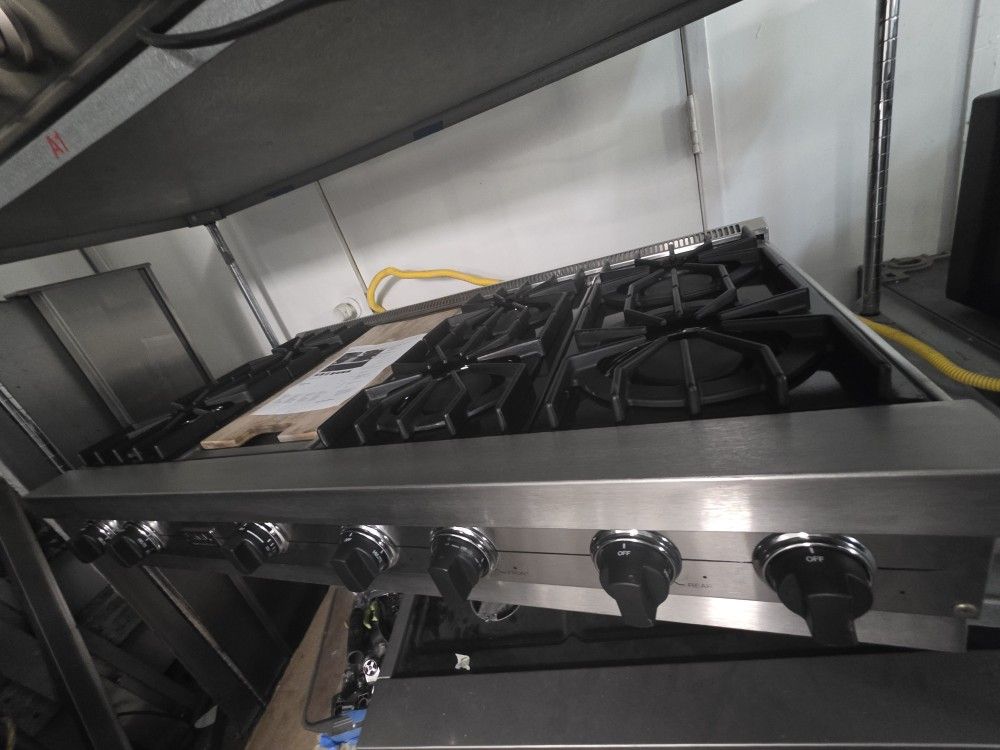 48" VIKING GAS RANGE TOP STAINLESS STEEL