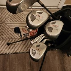 Full Set Of Nice Beginner Clubs Left Handed Titleist, Macgregor