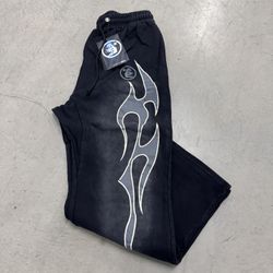 Hellstar Black Flame Sweats