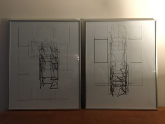 Ink Drawings - 16x20