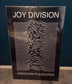 Joy Division Unknown Pleasures Poster 24x36