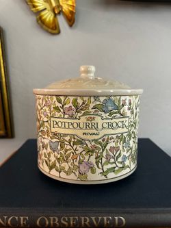 vintage Rival Potpourri Crock