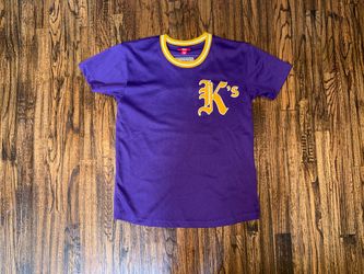 Kith x Mitchell & Ness Batting Practice Jersey Lakers Size M Hardwood Classics