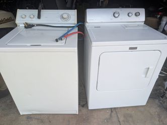 Whit Heavy Duty Super Capacity Washer and Maytag Centennial Commercial Technology Dryer