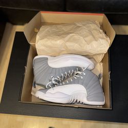 Jordan Retro 12 White/Cool grey 