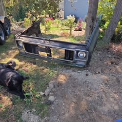 Front Clip Off A 76 Chevy C10