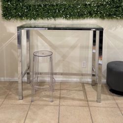 Glass Bar Table