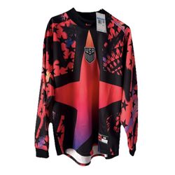 NWT Nike Team USA Hollywood Goalie Keeper Soccer Jersey Size Medium IO0786-010