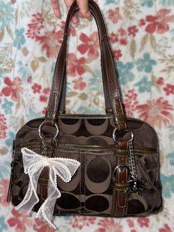 Coach Brown Bonnie Satchel