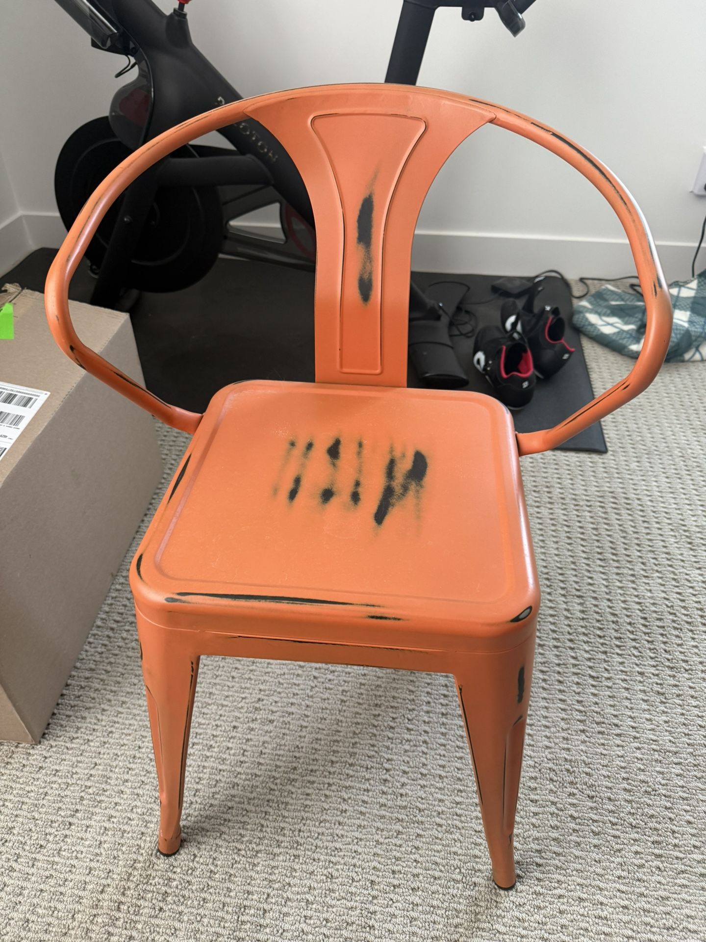 Metal Chair - Orange