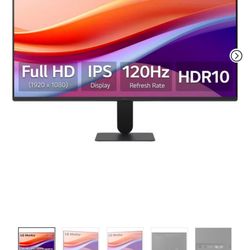 BrandNew NeverUsed     LG 27U411A-B.AUSQ 27" IPS FHD (1920 x 1080) 120Hz HDR 10 Monitor with Slim Stand