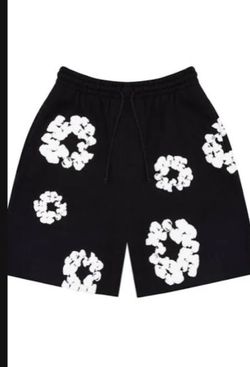 Black White Denim Tears Shorts
