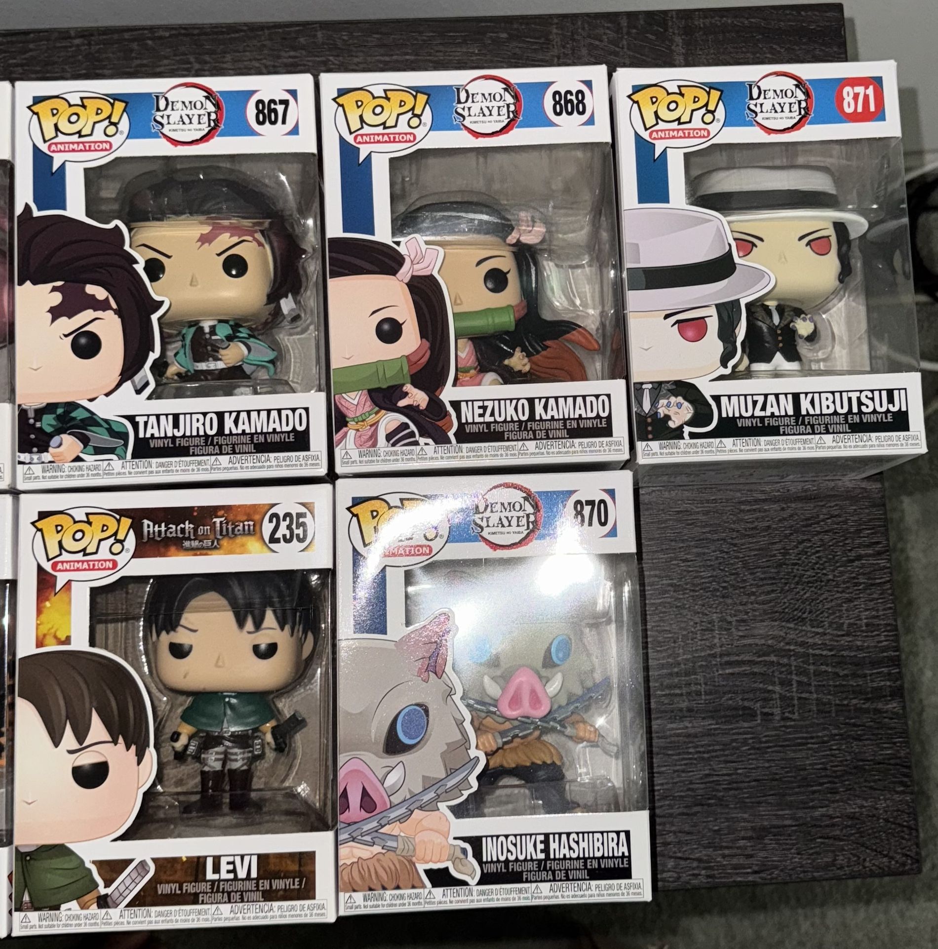 Funko Pops(All Or seperate) My Hero Academia, Dragon Ball Z , Demon Slayer