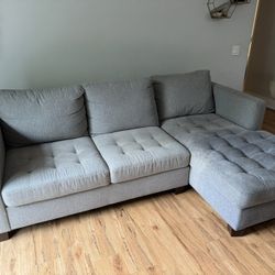 Grey Sectional Couch 