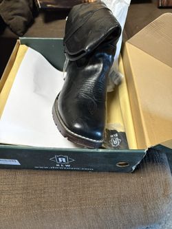 RLW Men’s western cowboy boots - black