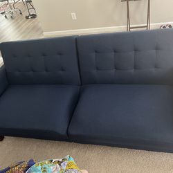 Royal Blue Couch In Great Condition! 