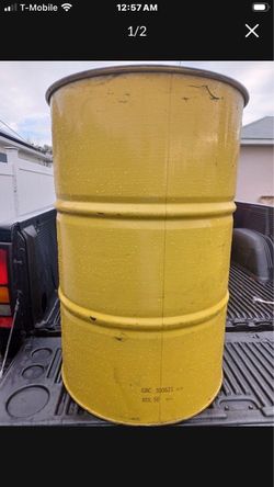 Burn barrel clean and ready to use