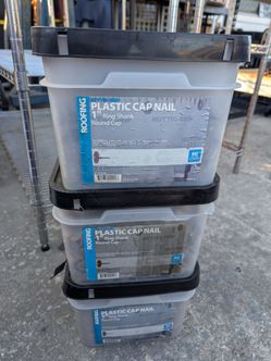 Plastic cap nail