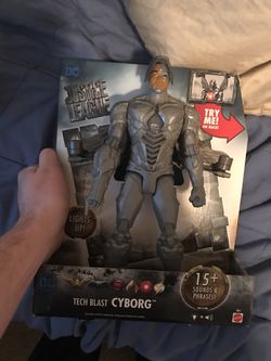 Large cyborg Batman action figure/toy